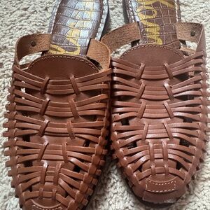 NWOT Sam Edelman Tan Leather Mules
